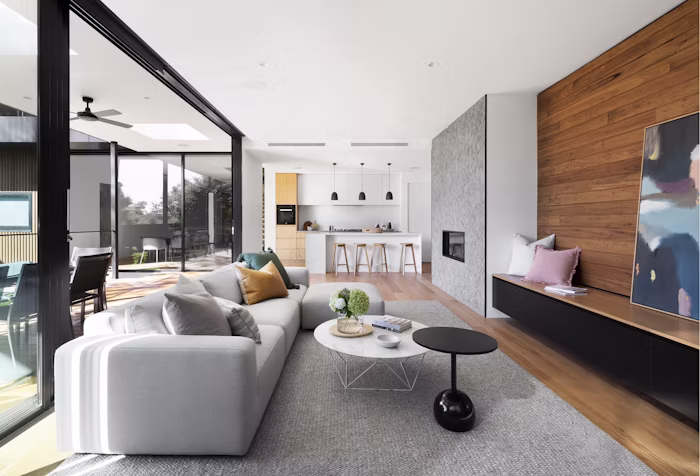 Finished residential interior